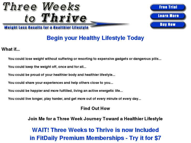 www.3weekstothrive.com