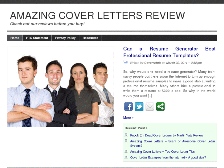 www.amazingcoverlettersreview.com