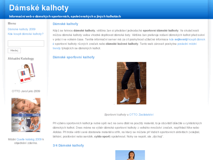 www.damske-kalhoty.cz