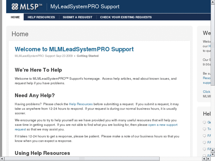 www.mlspsupport.com