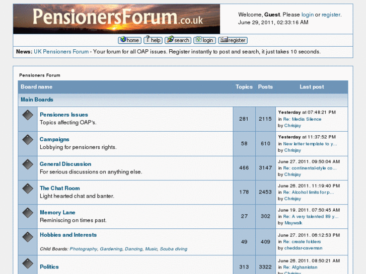 www.pensionersforum.co.uk