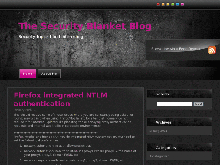 www.thesecurityblanket.org
