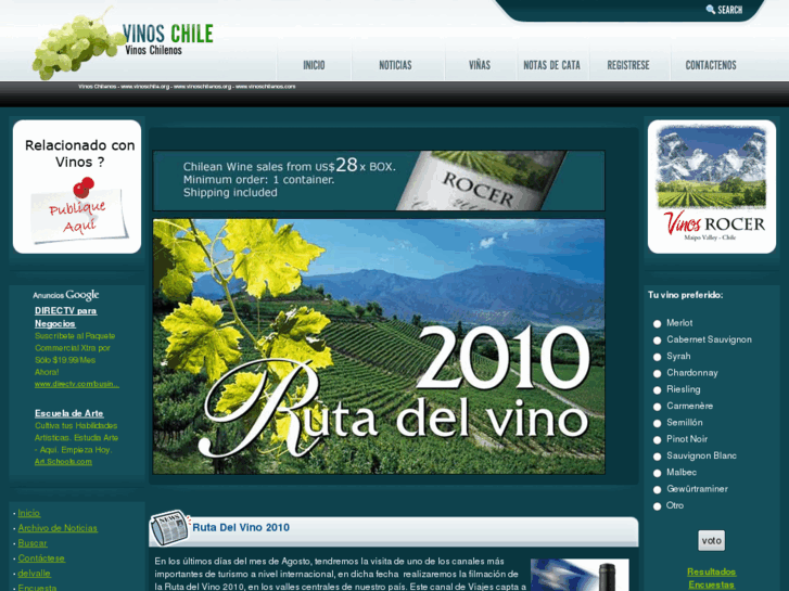 www.vinoschilenos.com