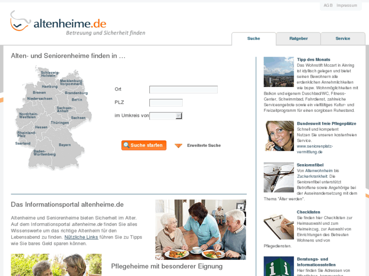 www.altenheime.de