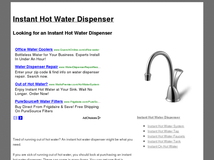 www.instanthotwaterdispenser.org