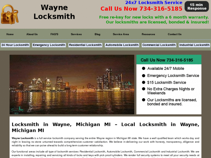 www.wayne734locksmith.com