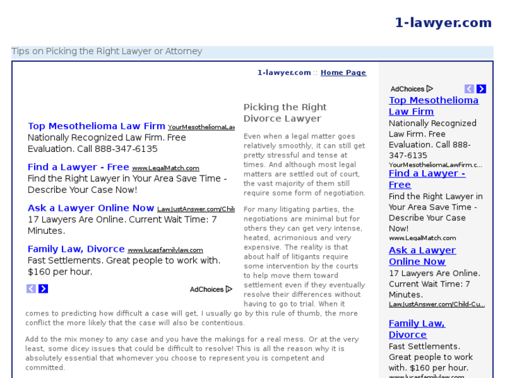 www.1-lawyer.com