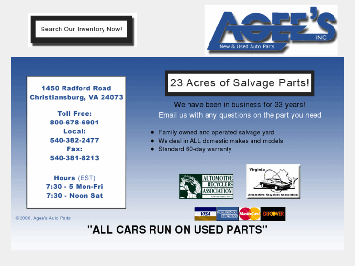 www.ageesautoparts.com