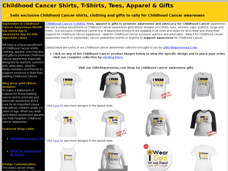 www.childhoodcancertshirts.com