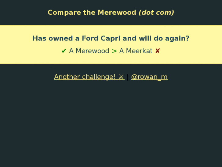 www.comparethemerewood.com