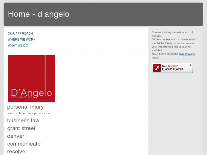 www.dangelolawoffice.com