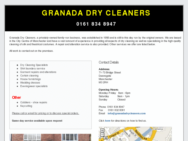 www.granadadrycleaners.com