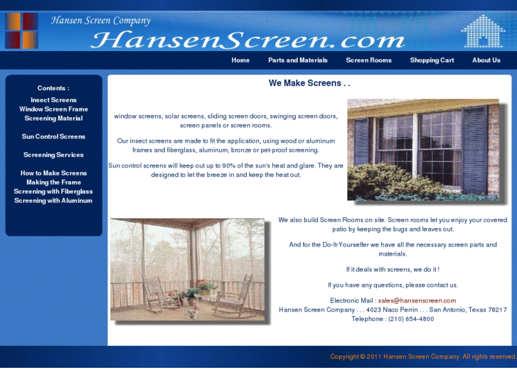 www.hansenscreen.com