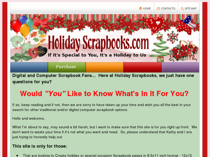 www.holidayscrapbooks.com