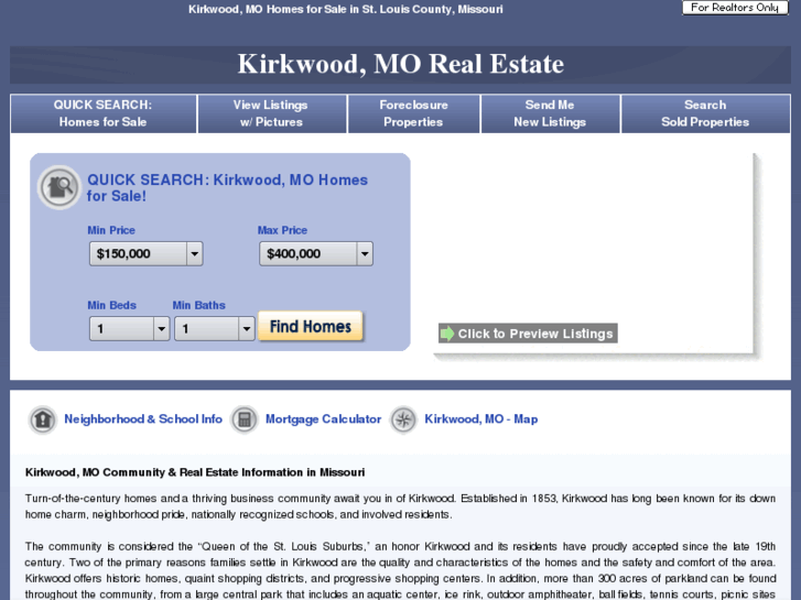 www.kirkwood-real-estate.com