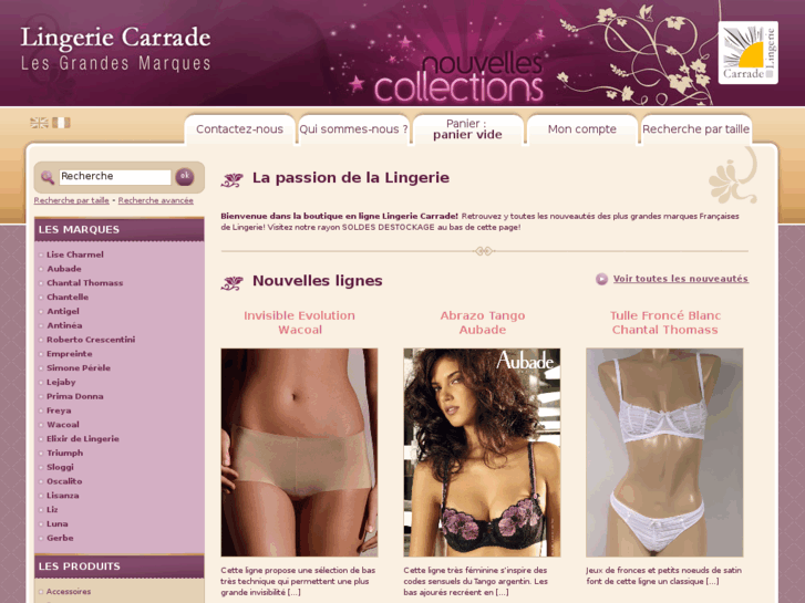 www.lingerie-carrade.fr