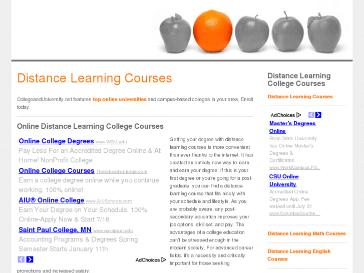 www.distancelearningcourses.info