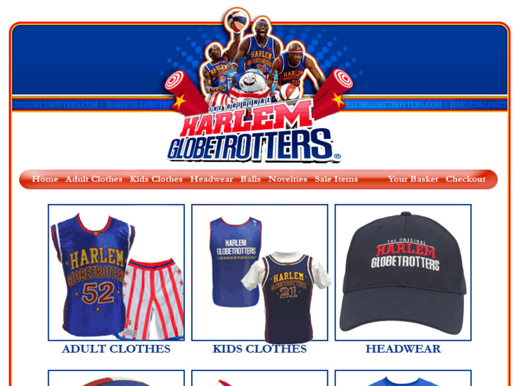 www.harlemglobetrottersstoreintl.com