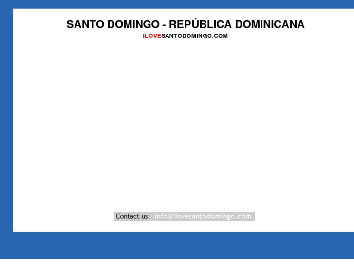 www.ilovesantodomingo.com