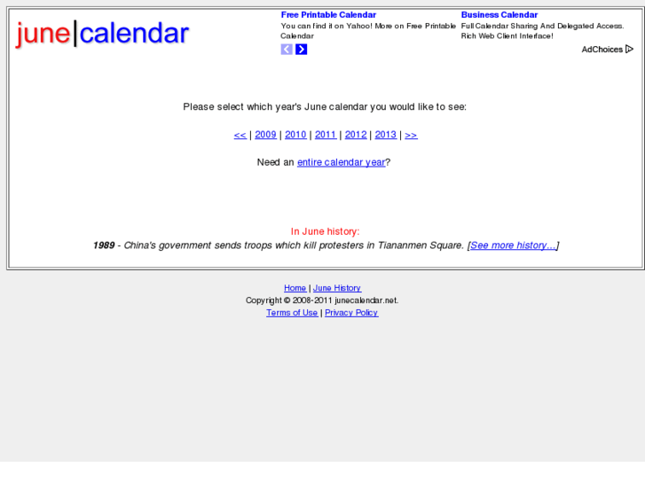 www.junecalendar.net