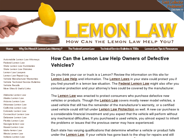 www.lemon-laws.net