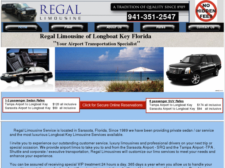 www.longboatkeylimousineservices.com