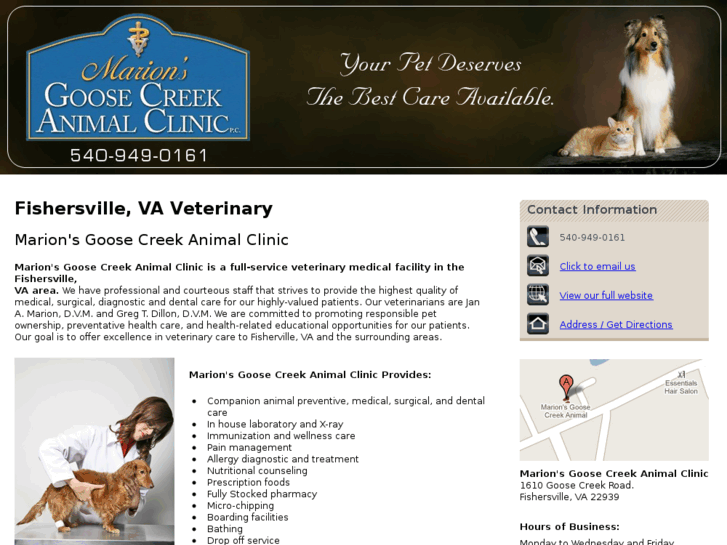 www.marionsgoosecreekanimalclinic.com