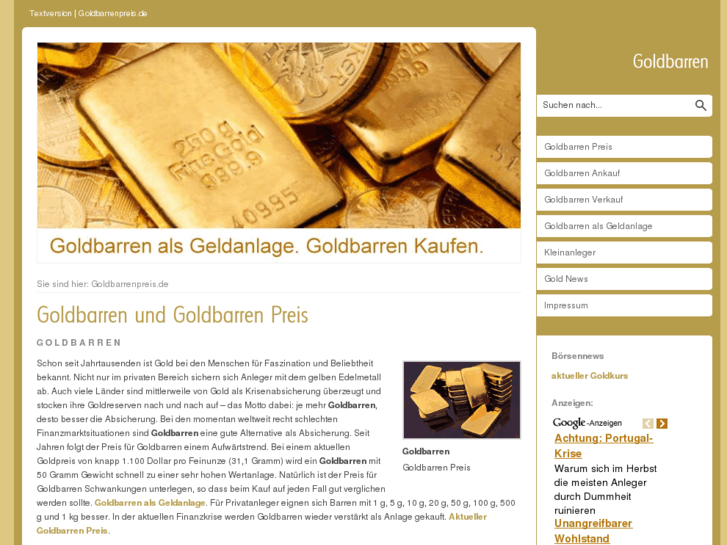 www.goldbarrenpreis.de