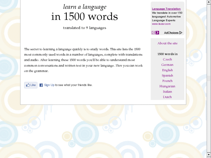 www.in1500words.com