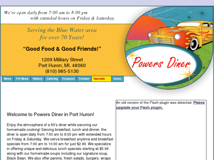 www.powersdiner.com