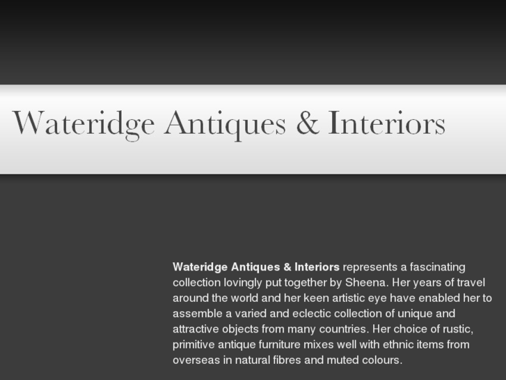 www.wateridgeantiquesinteriors.com