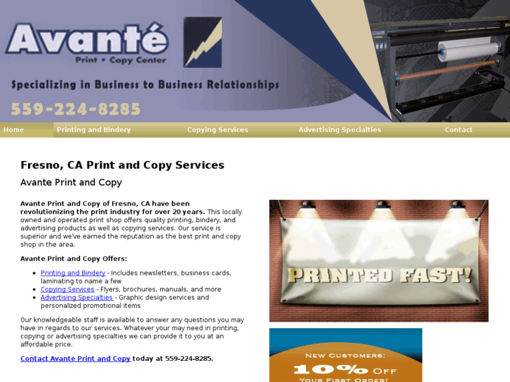 www.avanteprintandcopy.com