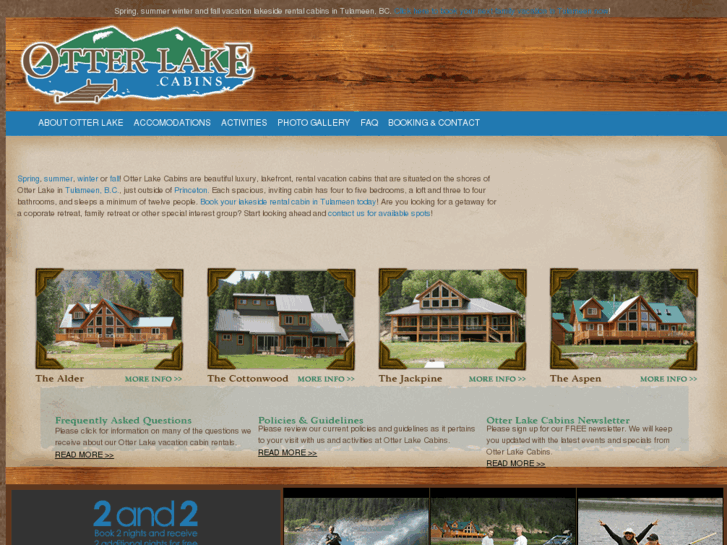 www.cabinsatotterlake.com