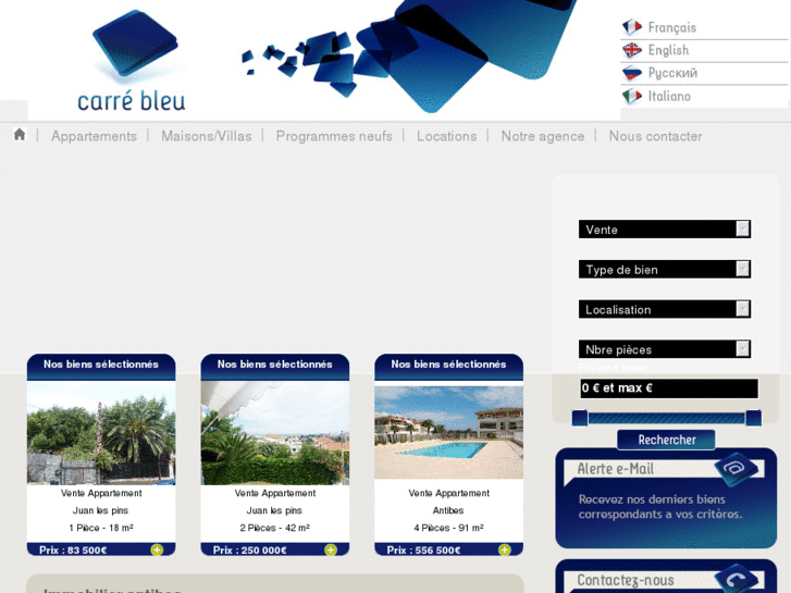 www.carrebleu-immobilier.com