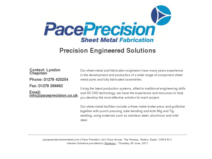 www.pacesheetmetal.com