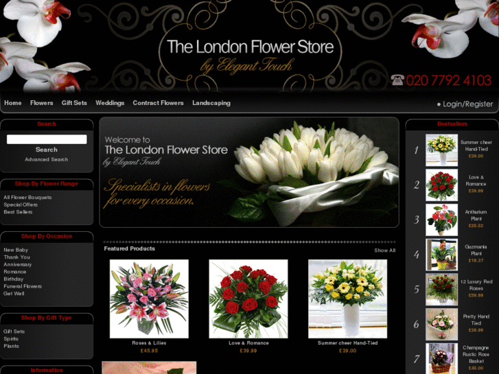 www.thelondonflowerstore.com