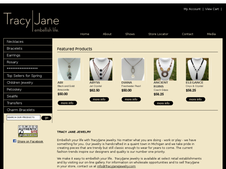 www.tracyjanejewelry.com