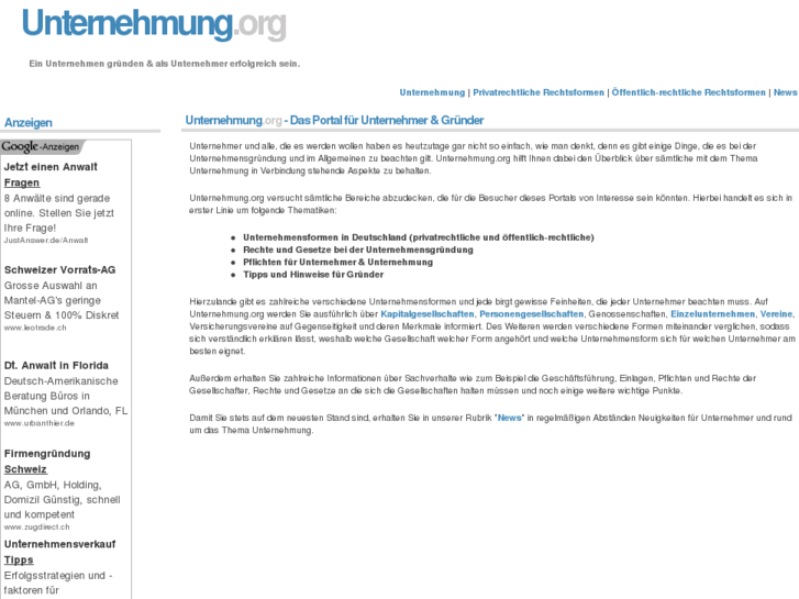 www.unternehmung.org