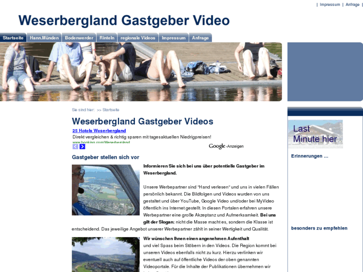 www.weserbergland-gastgeber-video.de