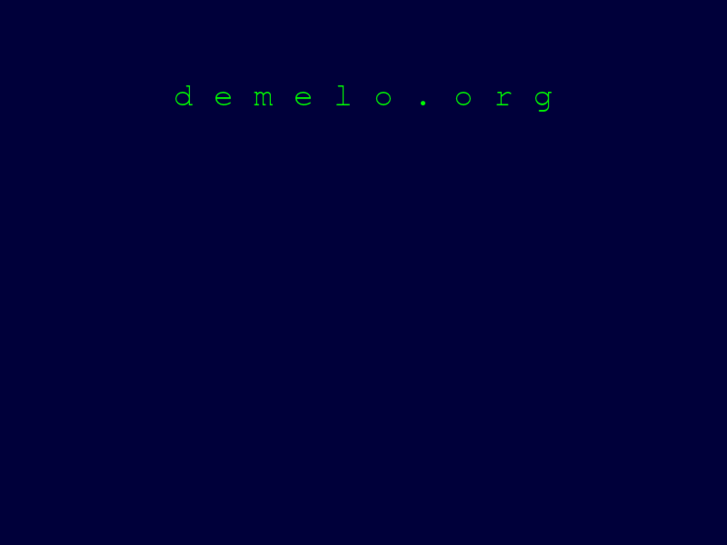 www.demelo.org