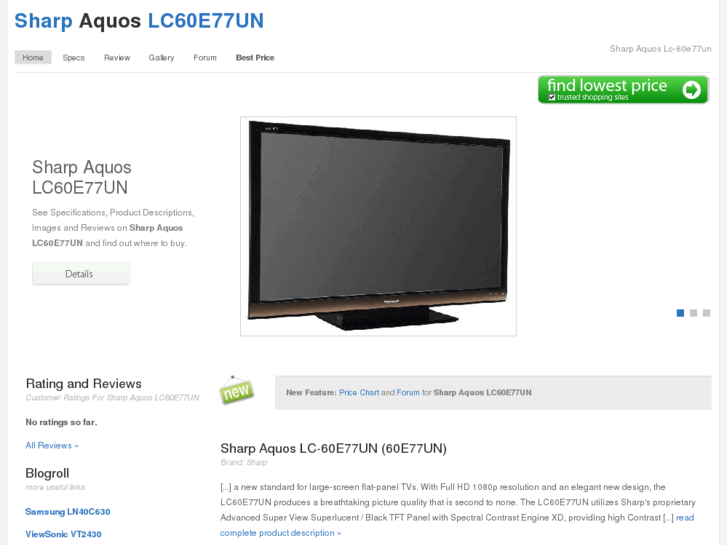 www.lc60e77un-review.net