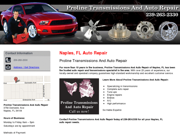 www.prolinetransmissionsandauto.com