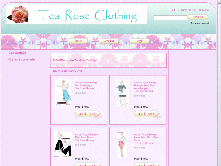 www.tearoseclothing.com