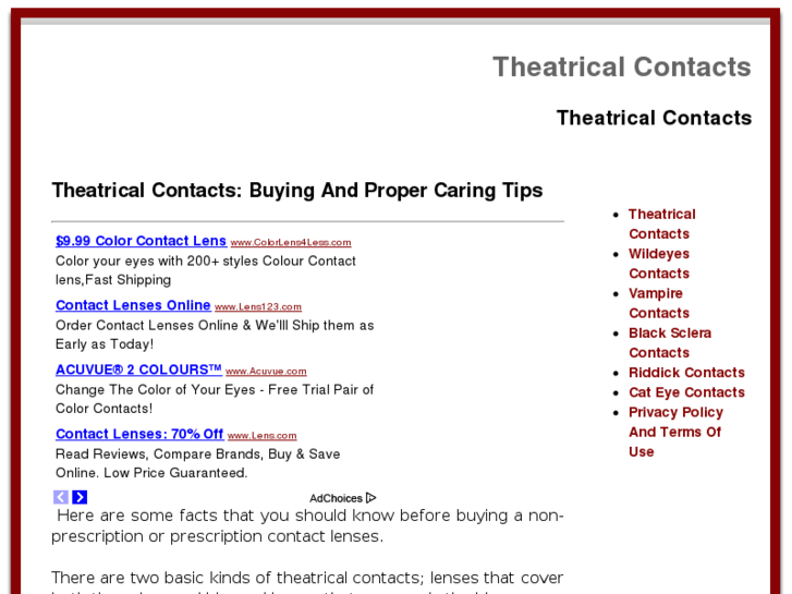 www.theatricalcontactsonline.com