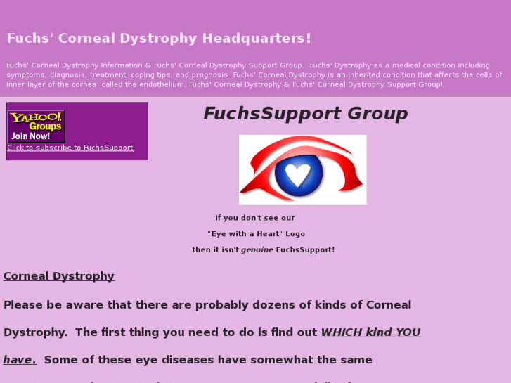 www.cornealdystrophy.com