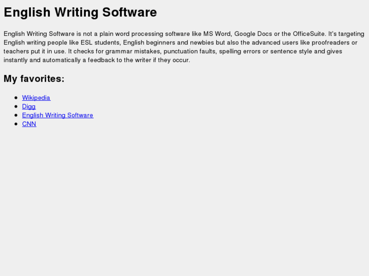 www.englishwritingsoftware.info