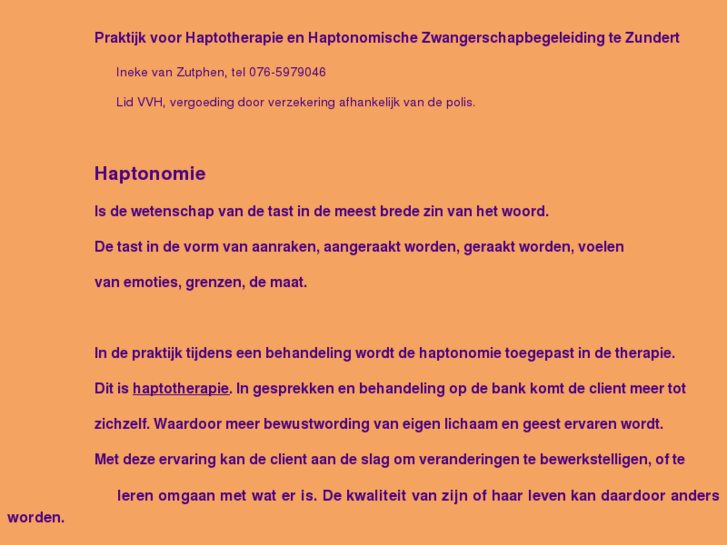 www.haptonomiezundert.nl