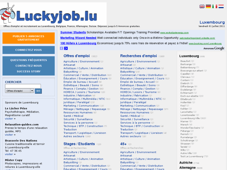 www.luckyjob.lu