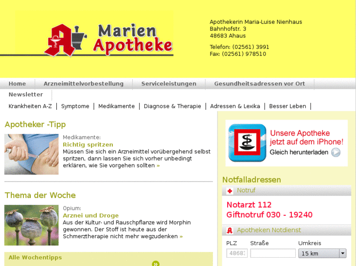 www.marien-apotheke-ahaus.de