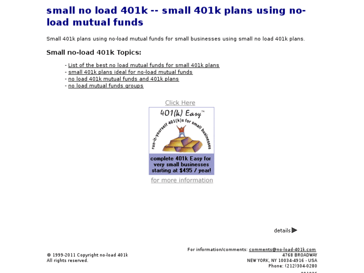 www.no-load-401k.com